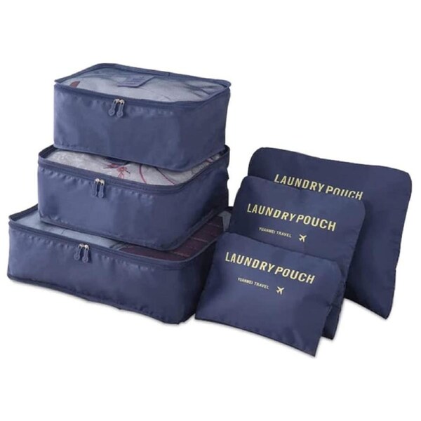 6 Set Packing Cubes, Travel Storage Bags,Luggage Organizer Pouch