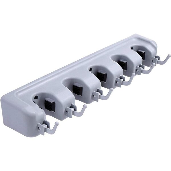 Broom Mop Holder, Multipurpose Wall Mounted Organizer