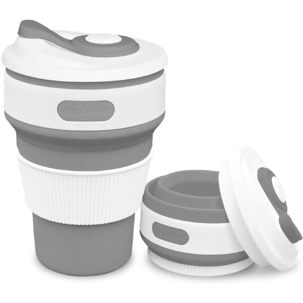 Collapsible Coffee Cup , Silicone Folding Cup for Outdoor Picnics Sporting
