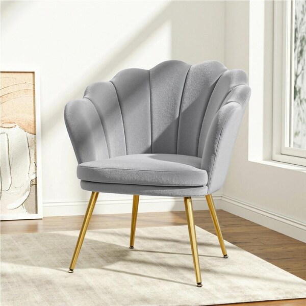 1 Seater Artiss Armchair Velvet Grey Callista
