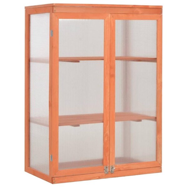 Greenhouse Wood 75x47x109 cm vidaXL