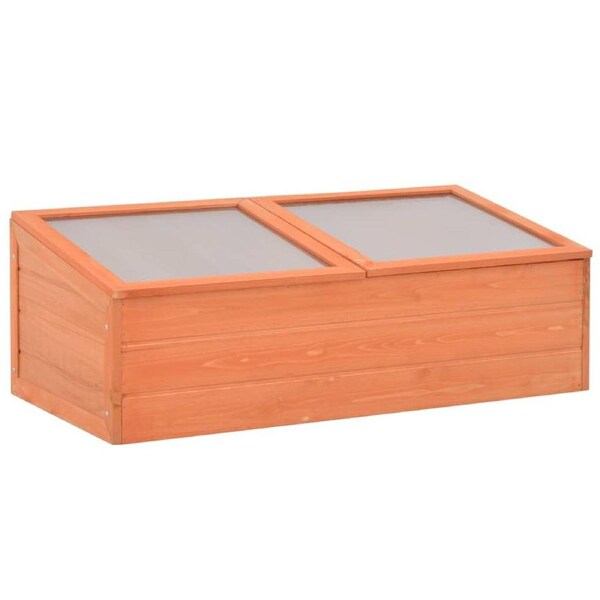 Greenhouse Wood 100x50x34 cm vidaXL