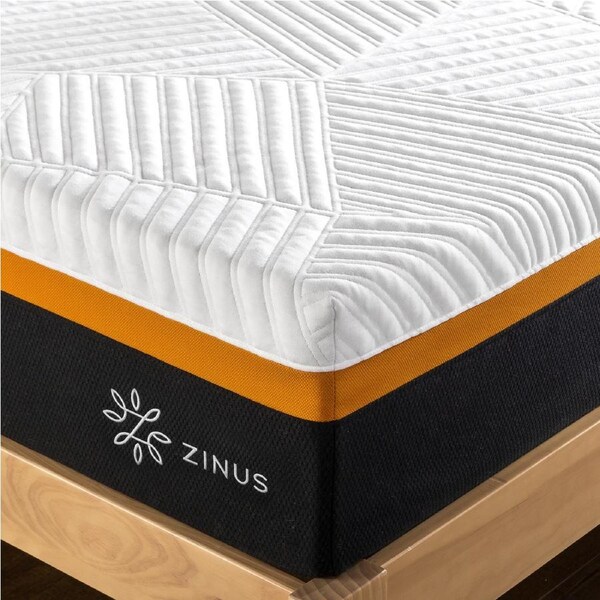 Zinus 30cm Memory Foam Pocket Spring Hybrid Mattress Queen