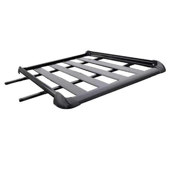 Elora Car Roof Rack Platform Luggage Carrier Vehicle Cargo Tray 160x100cm Black