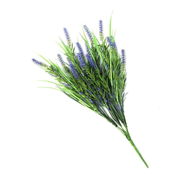 5 Pack Long Stem Purple Lavender Plant 50cm UV Resistant Wall Plant