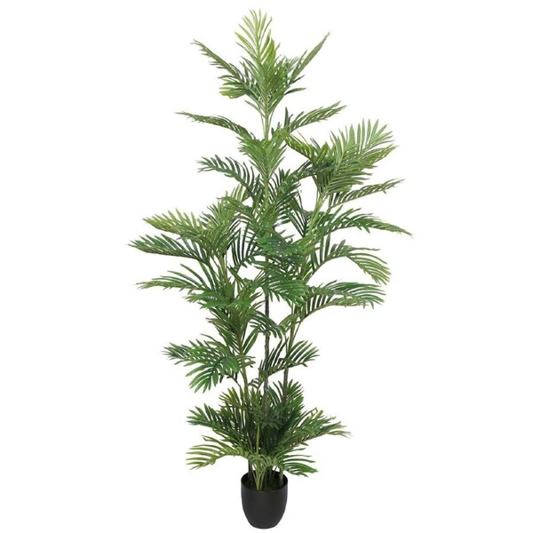 Potted Artificial Palm Multi-trunk Fan Palm 180cm