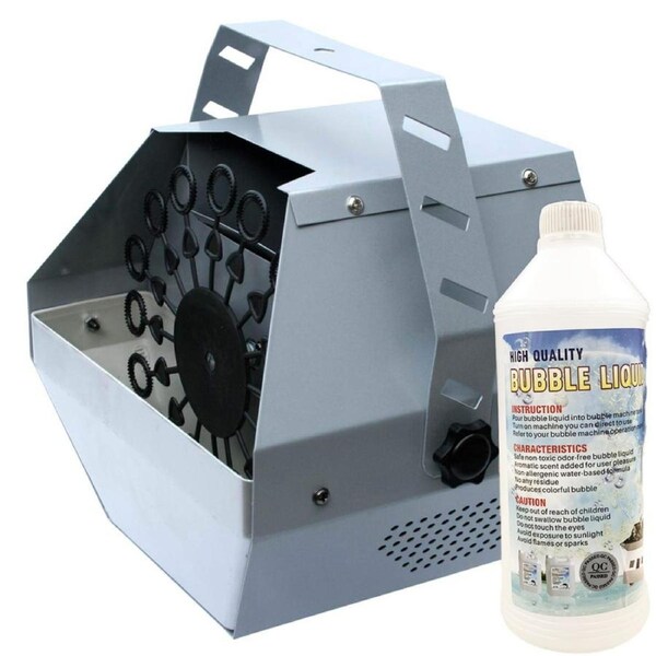E-lektron B600 Bubble Machine For Parties Wedding Parties DJ's Kids Shows Events plus 1L bubble liquid!