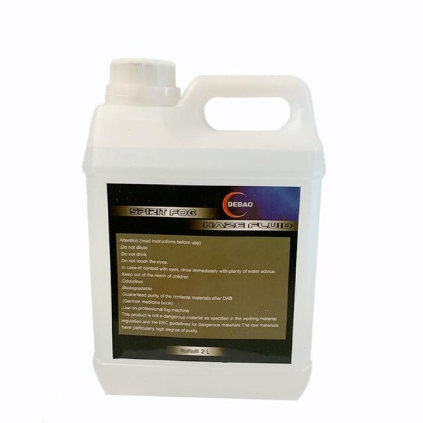 DL 2 Litre Water Base Haze Liquid Fluid Juice for Haze Machine Hazer Party Stage School Effect