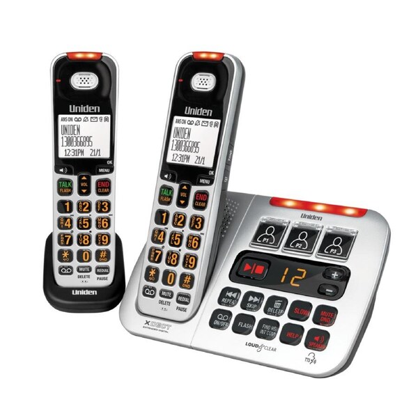 Uniden SSE45 + 1 - Sight & Sound Enhanced Cordless Digital Phone System