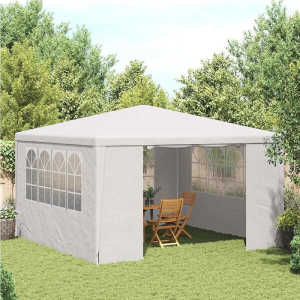 Professional Party Tent with Side Walls 4x4 m White 90 g/m? vidaXL