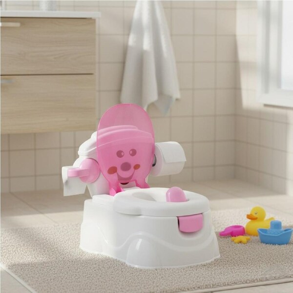 BoPeep 3-in-1 Potty Trainer Kids Toddler Toilet Training – Pink