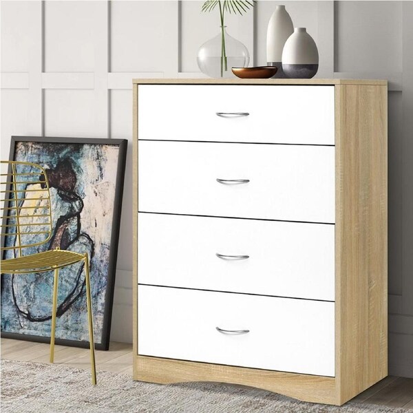 1Artiss 4 Chest of Drawers Dresser Tallboy