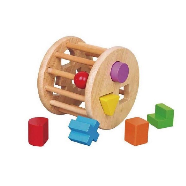 Viga Wooden Eduactional Toys Shape Sorting Wheel
