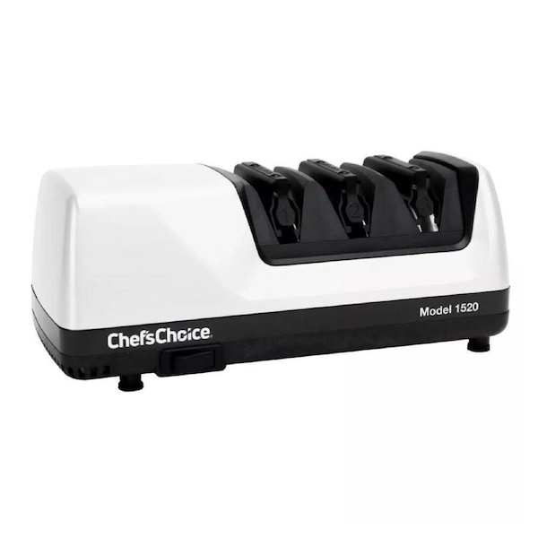 Chef’s Choice 1520 AngleSelect Diamond Hone Electric Knife Sharpener - White
