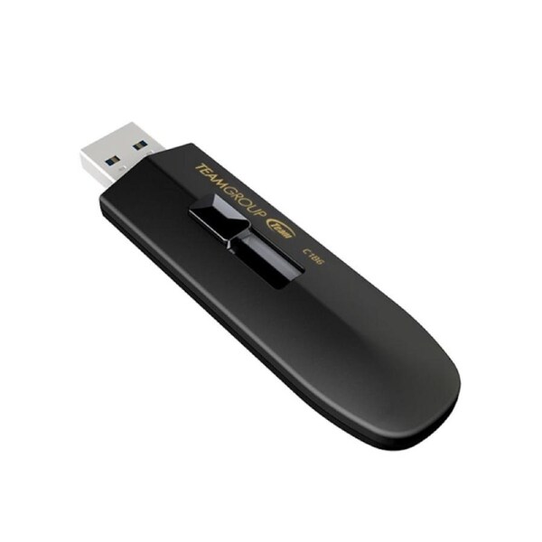 Team C186 32GB USB 3.1 Gen1 USB Flash Drive Minimalist Streamline Capless Design [TC186332GB01]