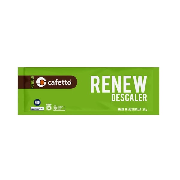 Cafetto Renew Descaler Espresso Machine Cleaner - 1 25g Sachet