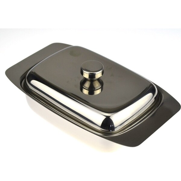 D.Line Stainless Steel Butter Dish With Lid