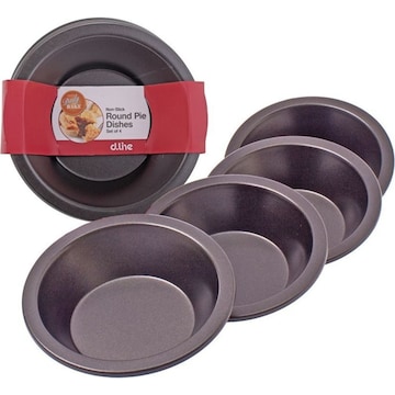 Daily Bake 12cm x 3cm Non Stick Mini Pie Pans Set of Woolworths