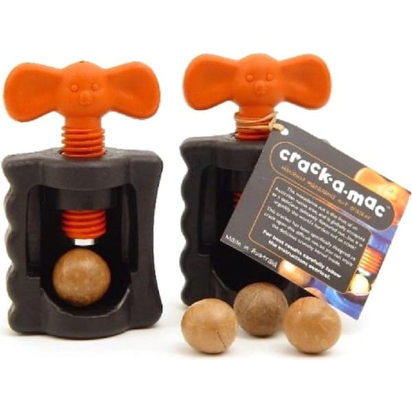 Crack-A-Mac Handheld Macadamia Nut Cracker X 2