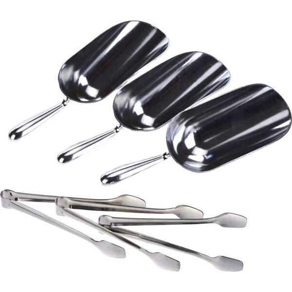 Trenton 6 Pack Candy Bar Pack (3 Scoops & 3 Sugar Tongs)
