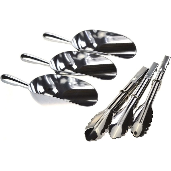 Trenton Lolly Bar Pack 6 Pack - 3 Tongs - 3 Scoops