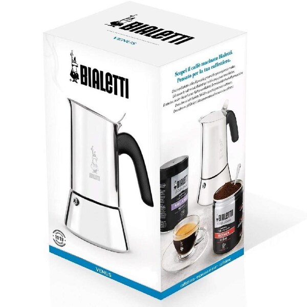 Bialetti Venus 10 Cup Stainless Steel Coffee Maker