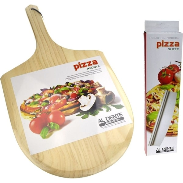 Al Dente Pizza Duo Pack - Paddle + Cutter