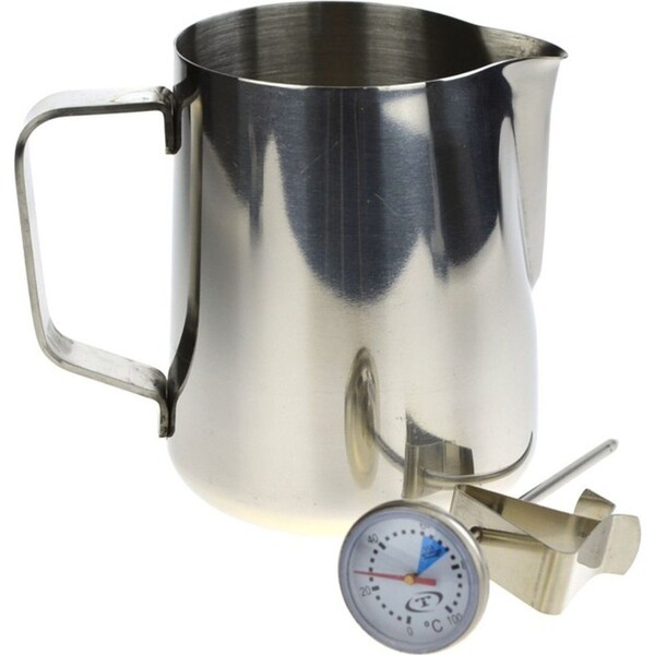 Caterchef 600ml Milk Jug and Thermometer Set
