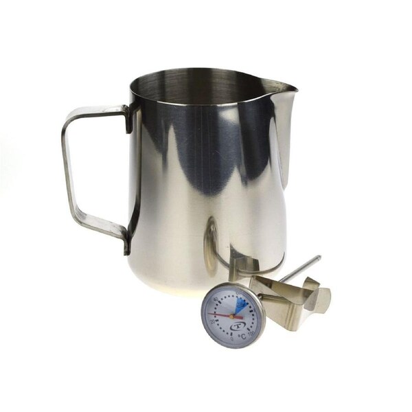 Caterchef 1 Litre Milk Jug and Thermometer Set