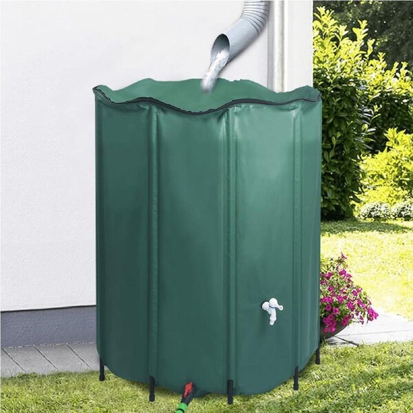 Collapsible Rain Water Tank with Spigot 1000 L vidaXL