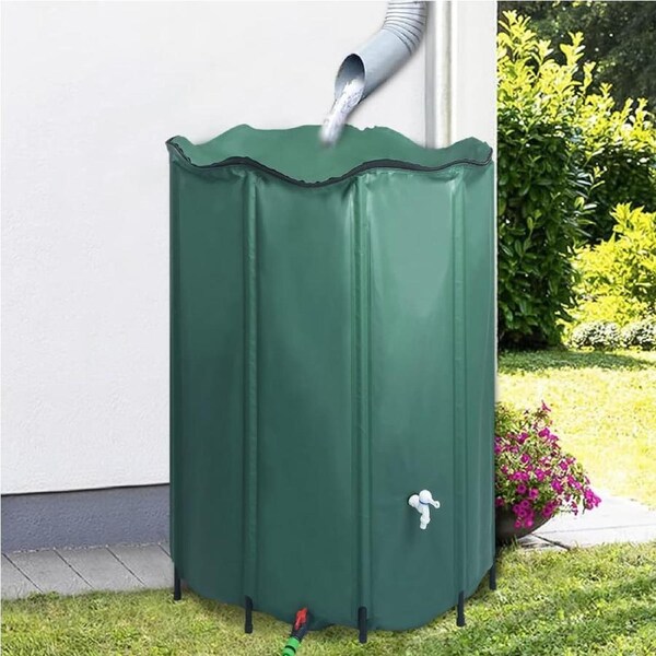 Collapsible Rain Water Tank with Spigot 1250 L vidaXL