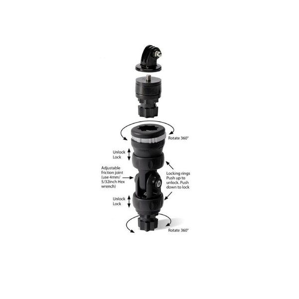 Railblaza GoPro Camera Mount Kit R-LOCK