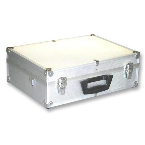 Duratool Heavy-Duty Twin Catch & Locks Aluminium Tool Case 152mm x 457mm x 330mm