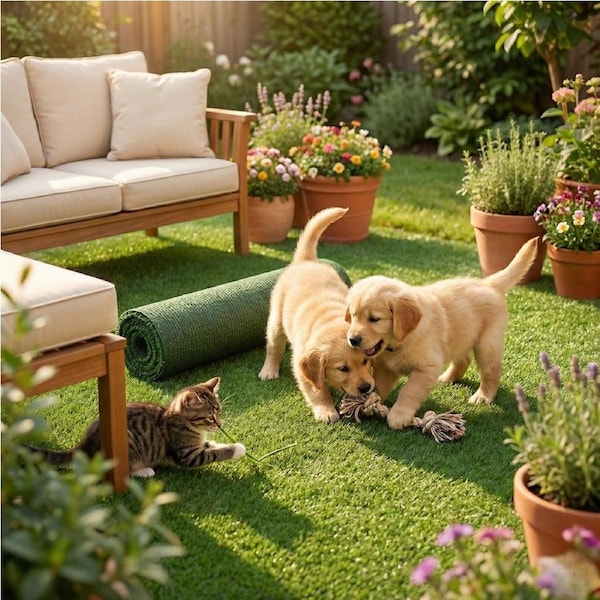 2mx10m Marlow Turf Artificial Grass 40mm - 4-Tone