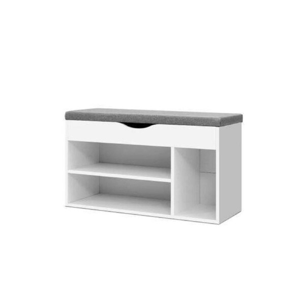 Shoe Cabinet Bench Shoes Organiser Storage Rack Shelf White Cupboard Box