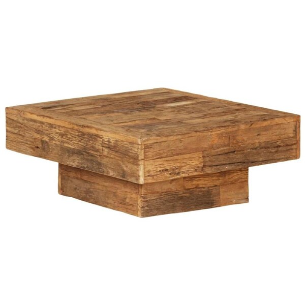 Coffee Table Solid Reclaimed Wood 70x70x30 cm vidaXL