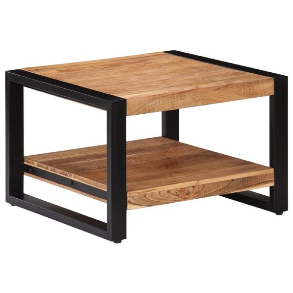 Coffee Table 60x60x40 cm Solid Acacia Wood vidaXL