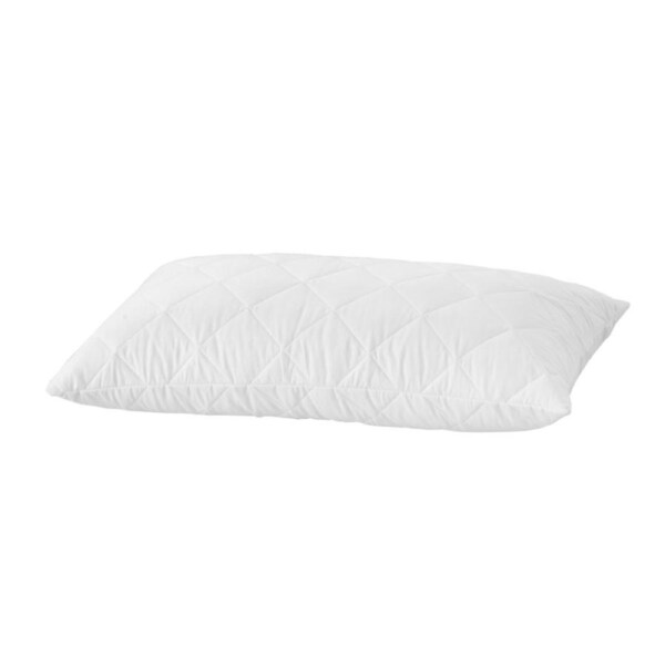 Dreamaker Cotton Cover Quilted Pillow Protector - King Pillow Size