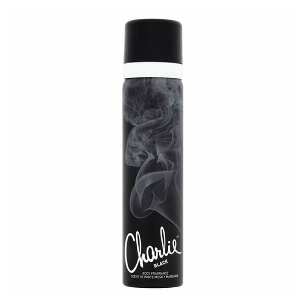 Revlon Charlie Black Body Fragrance 75ml (L) SP