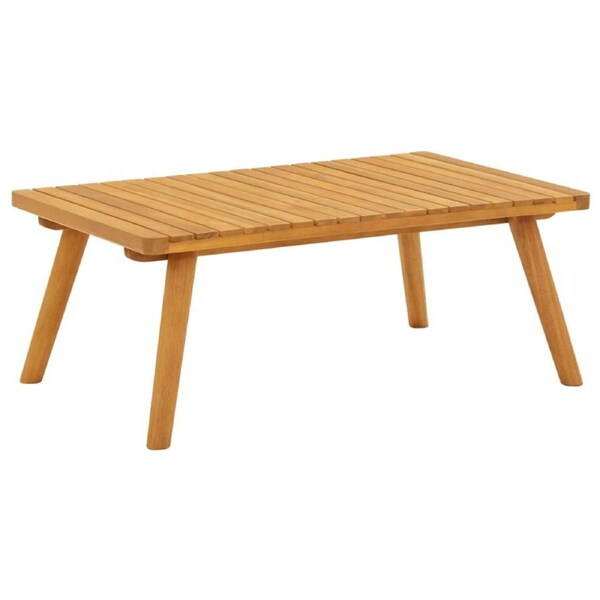 Garden Coffee Table 90x55x35 cm Solid Acacia Wood vidaXL