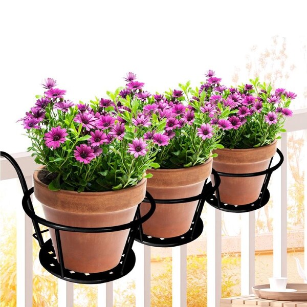 Levede 3x Plant Stand flower Holder Hanging Pot Basket Plant Garden Wall Storage