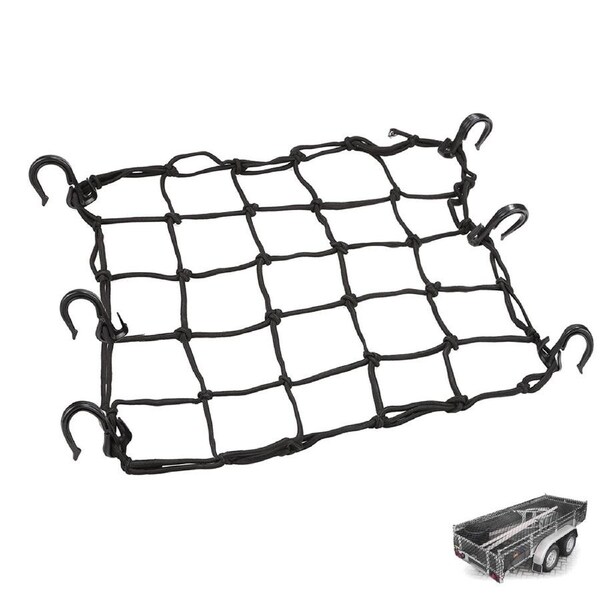 Cargo Net Ute Trailer Truck Heavy Duty Elastic Mesh Car 18 Hooks 1.5M x 1.8M