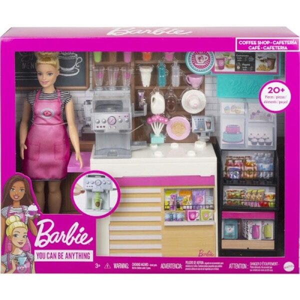 Barbie Coffee Shop Playset and Doll