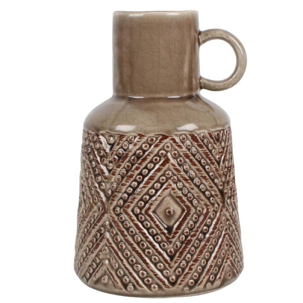 Leo Ceramic Vase Blue