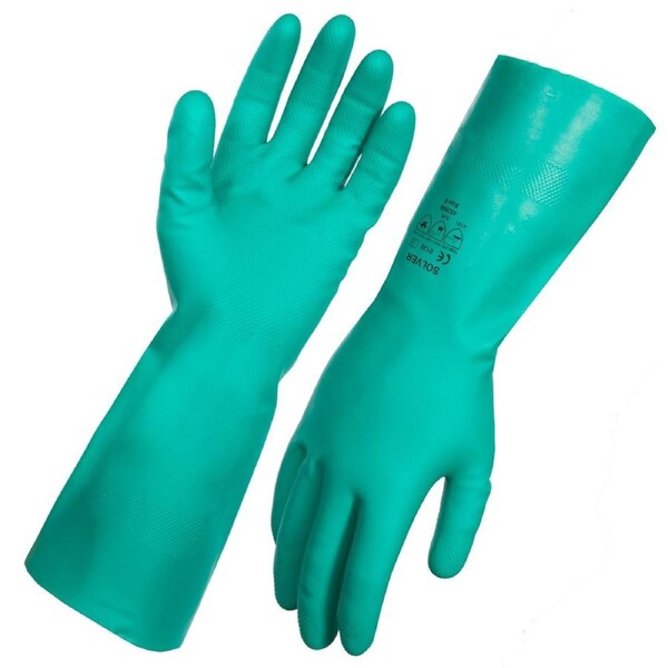 AgBoss 45cm Nitrile Gloves - Green - Size 10 - 452005
