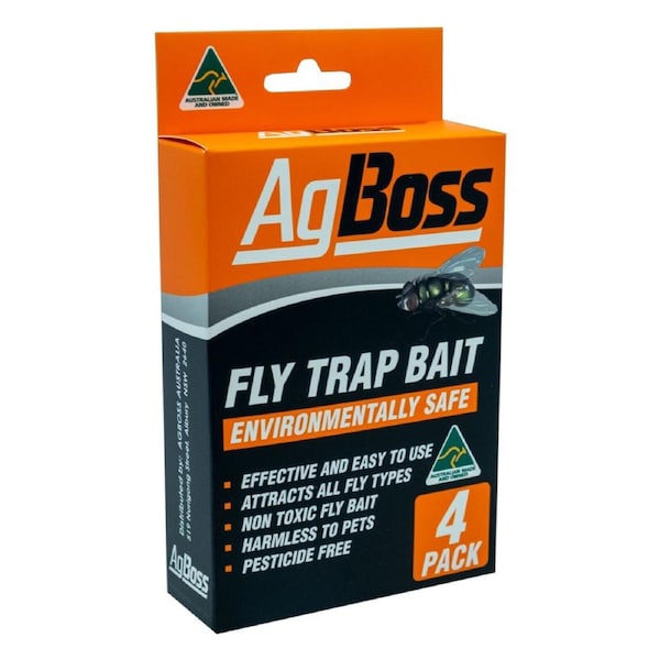 AgBoss 4 Pack Fly Trap Bait - 300167
