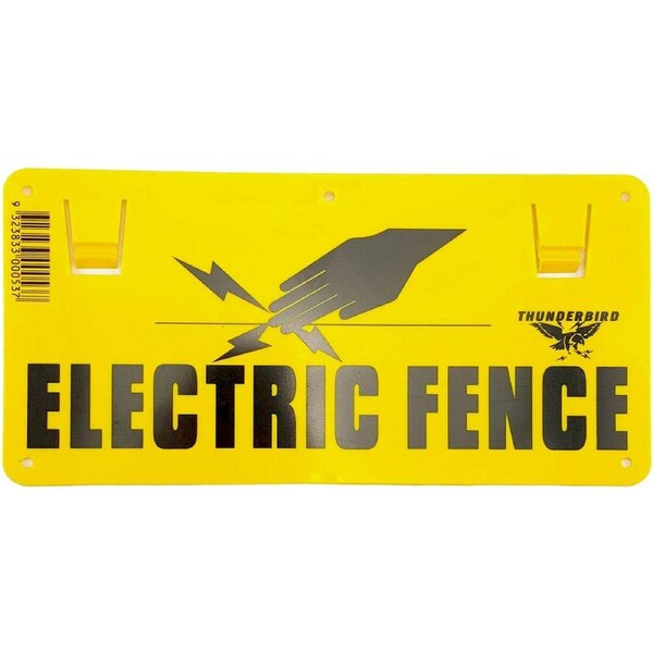 Thunderbird Electric Fence Sign - EF-15