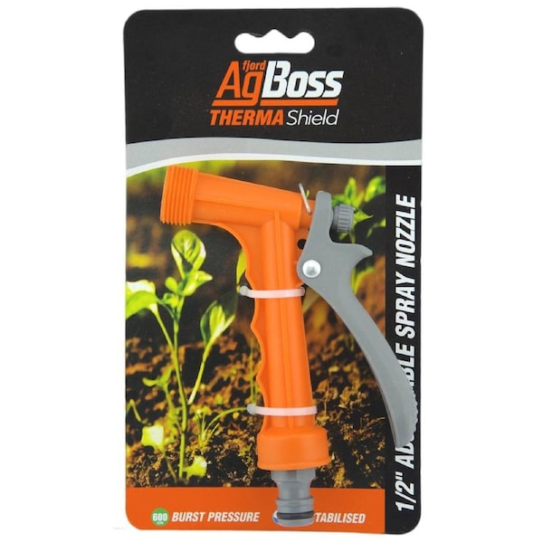 AgBoss 1/2" Adjustable Garden Hose Spray Nozzle - AB2020