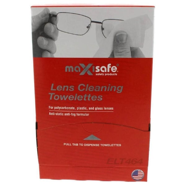 Maxisafe Anti-Fog Lens Cleaning Satchets - 100/box