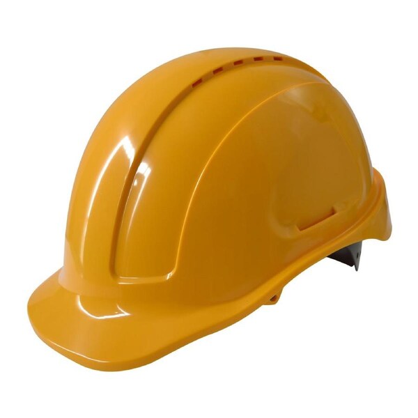 Maxisafe Vented Sliplock Harness Hard Hat - Yellow - HVS590-Y